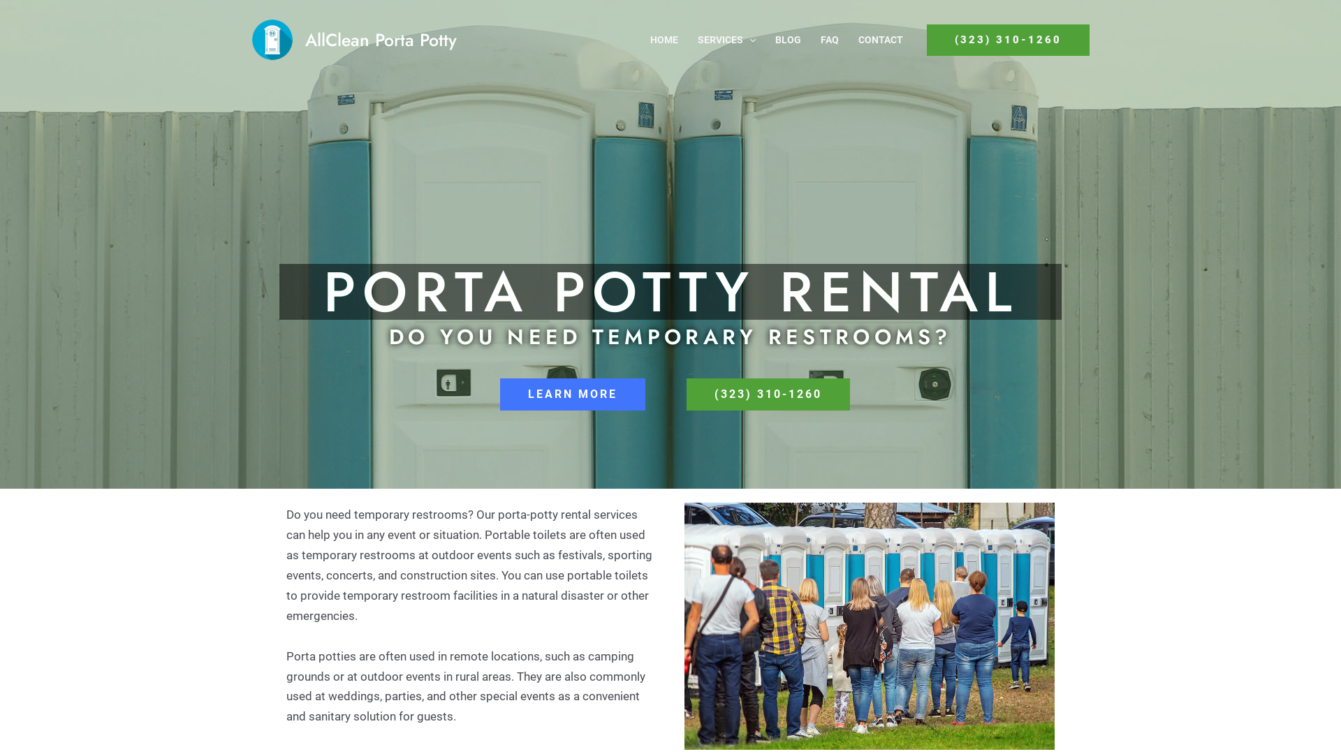 AllClean Porta Potty Rental of Los Angeles